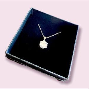 Diamond Necklace Silver